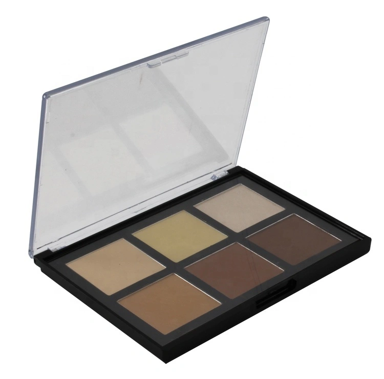 Hot Selling Waterproof 6 Colors Name Brands Face Powder Palette Compact 1