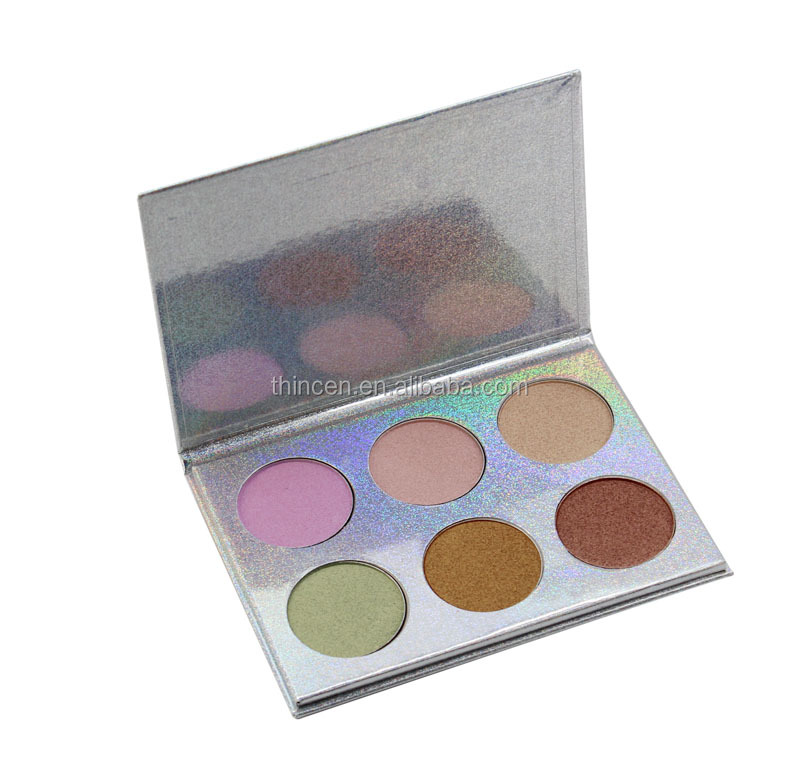 Hot Selling Waterproof 6 Colors Name Brands Face Powder Palette Compact 22