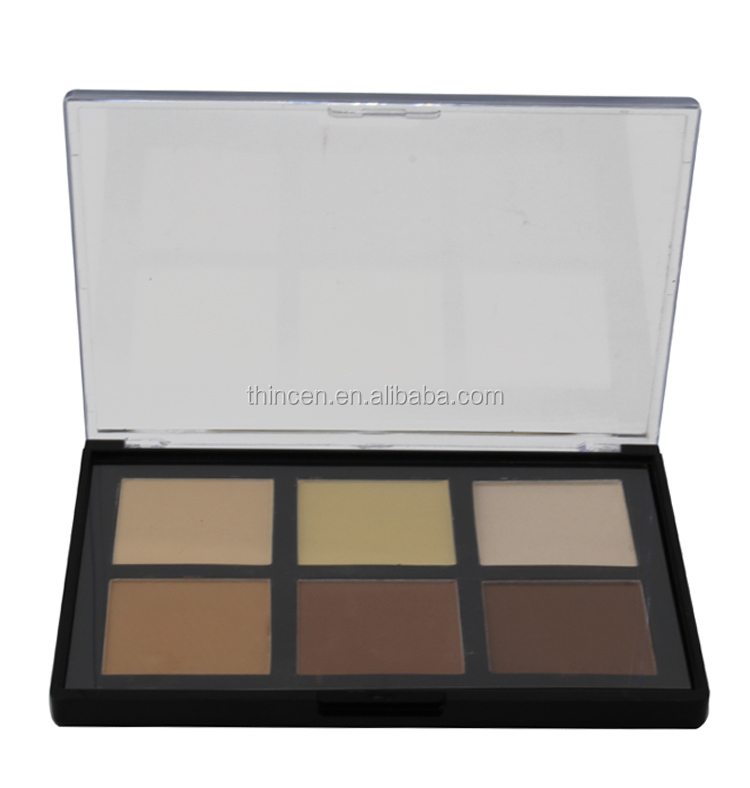 Hot Selling Waterproof 6 Colors Name Brands Face Powder Palette Compact 8