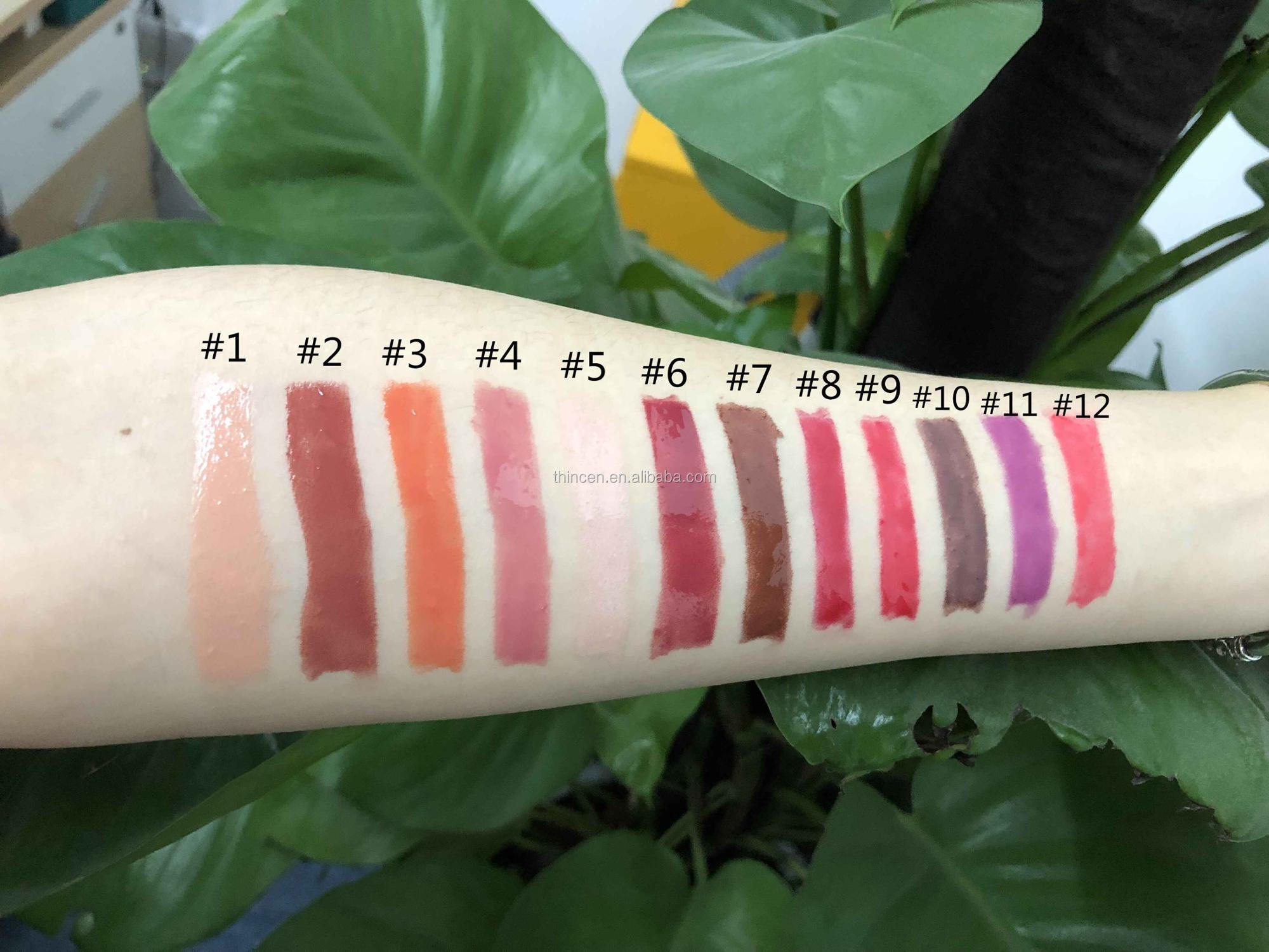 Mulit Color Wholesale Long Lasting Makeup Oem Lip Gloss Custom 18