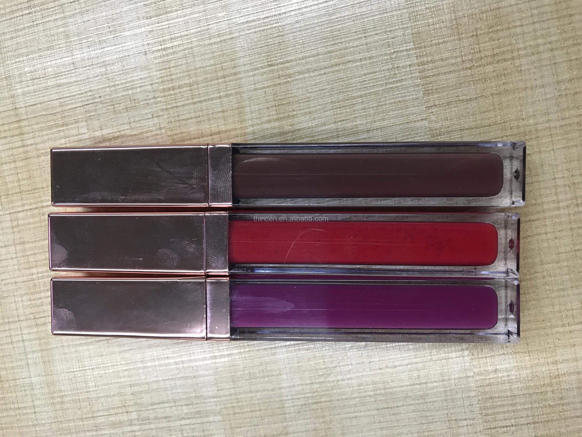 Mulit Color Wholesale Long Lasting Makeup Oem Lip Gloss Custom 12