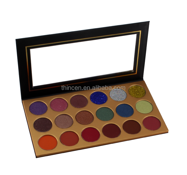 Eye Makeup Shimmer & Matte Custom Private Label Eyeshadow Palette 12