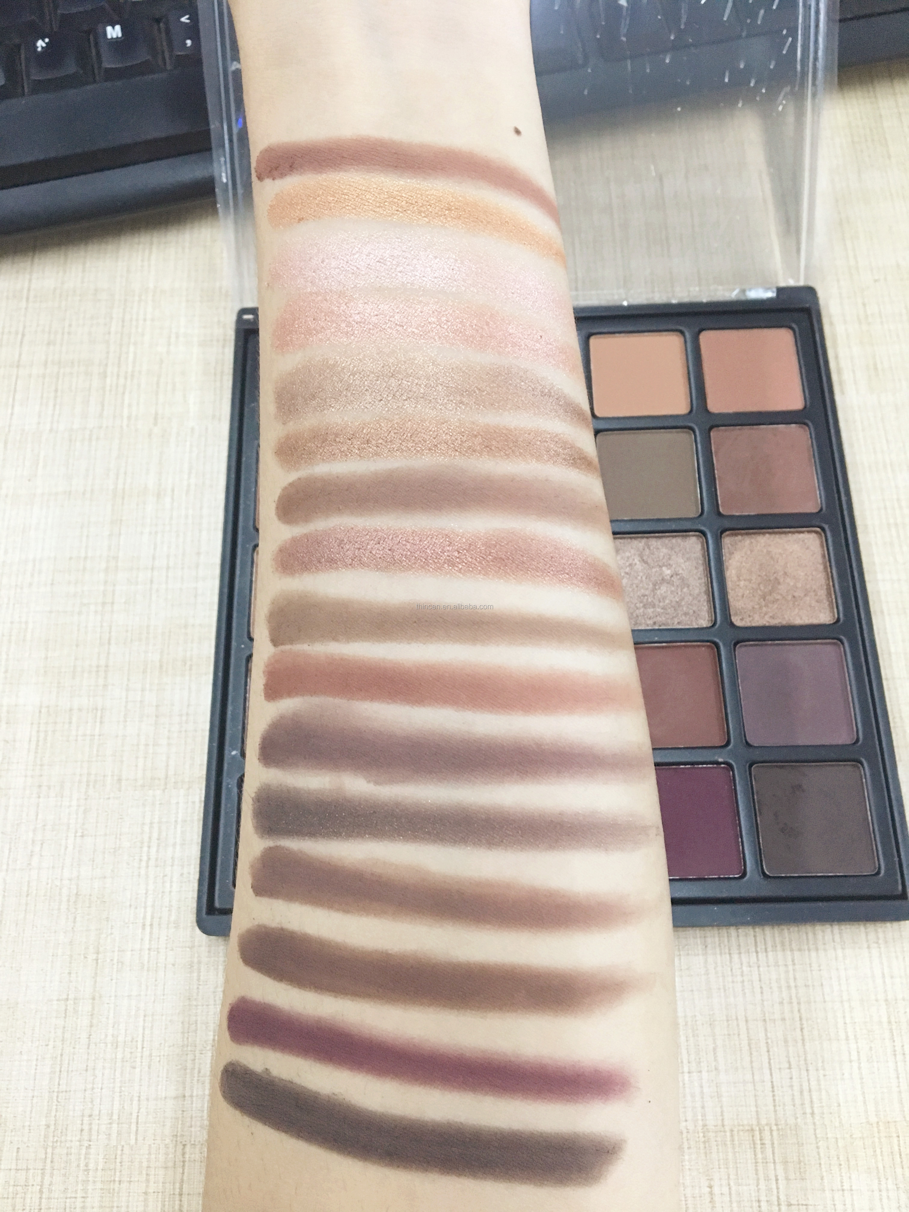 Thincen - Eye Makeup 15 Color High Pigment Eyeshadow Palette Private Label Eyeshadow platte 10