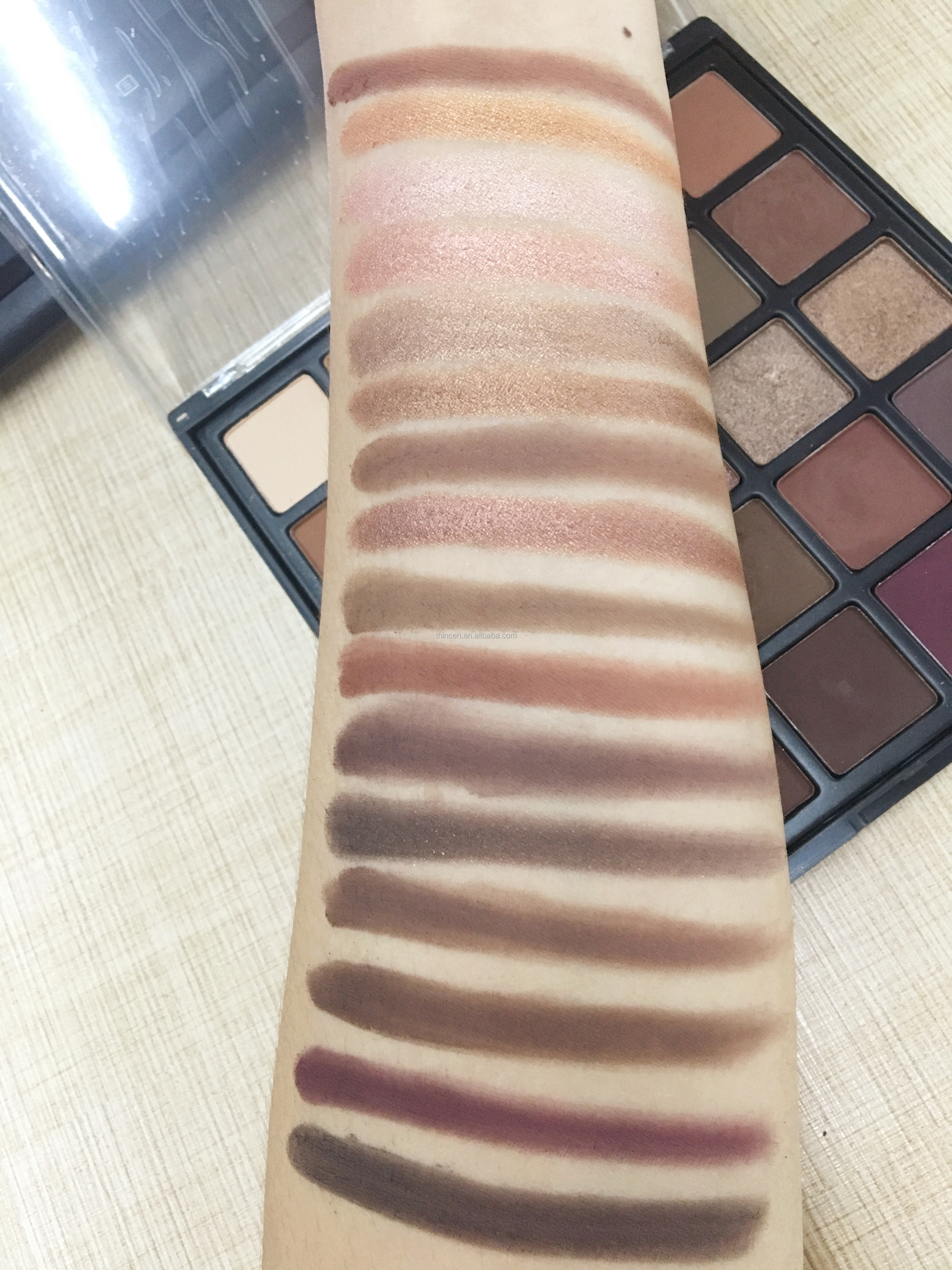 Thincen - Eye Makeup 15 Color High Pigment Eyeshadow Palette Private Label Eyeshadow platte 8