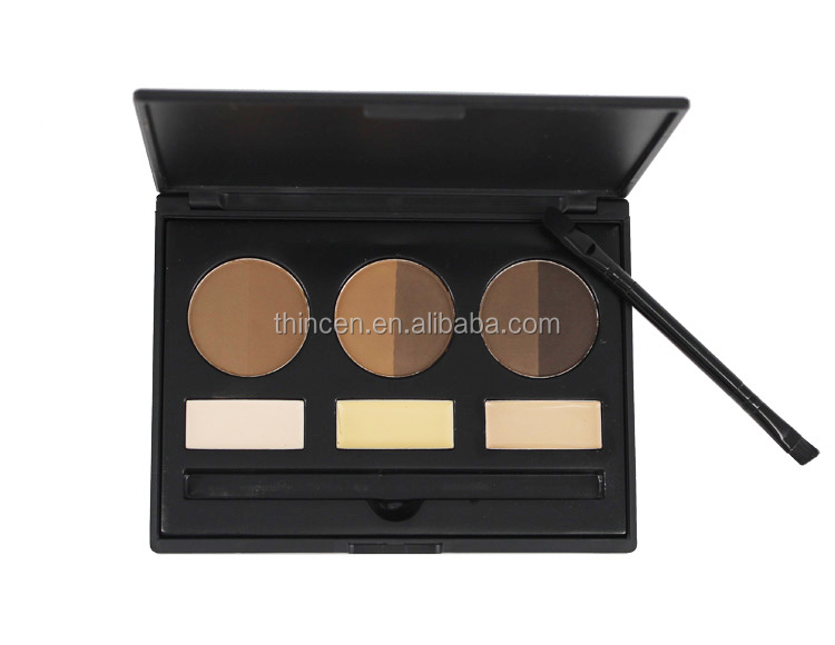 Wholesale High Pigment Eyebrow with Concealer Palette Eyebrow kit 20
