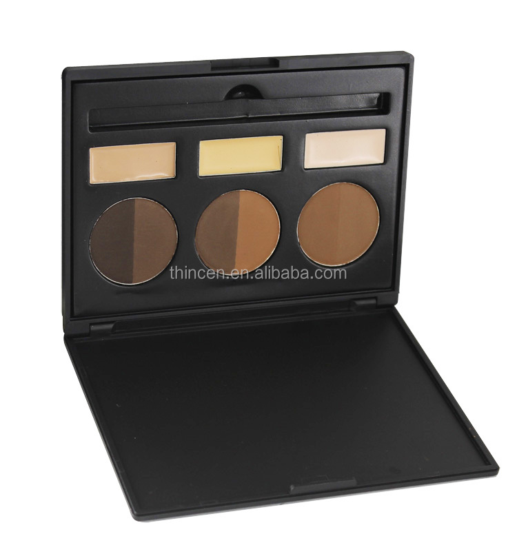 Wholesale High Pigment Eyebrow with Concealer Palette Eyebrow kit 24
