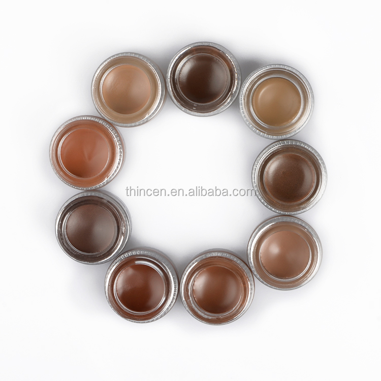 Thincen - No Logo Private Label Long Lasting Waterproof 10 Color Eyebrow Pomade Eyebrow Gel Eyebrow 12