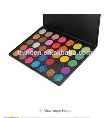Thincen - You can DIY cosmetic plastic empty palette with 3 holes for eyeshadow cosmetic containers DIY eyeshadow platte 28