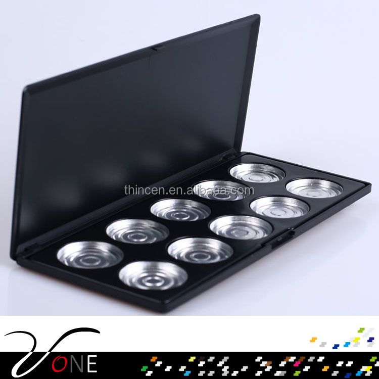 10 Hole Wholesale Single Packaging Lipstick Palette Empty Eyeshadow Pan 10