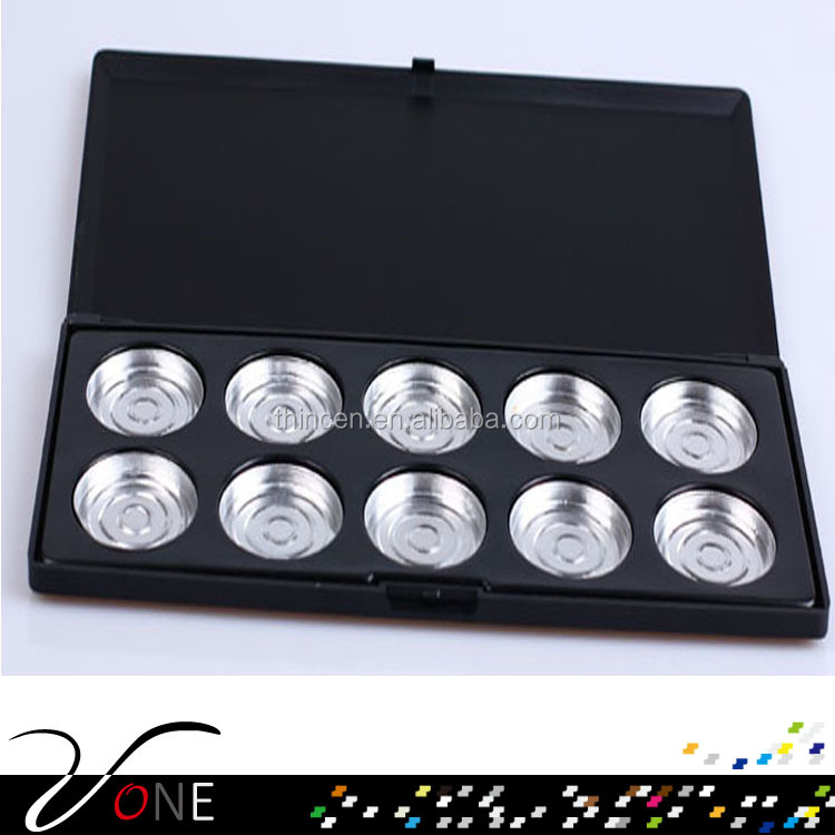10 Hole Wholesale Single Packaging Lipstick Palette Empty Eyeshadow Pan 16
