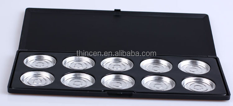 10 Hole Wholesale Single Packaging Lipstick Palette Empty Eyeshadow Pan 20