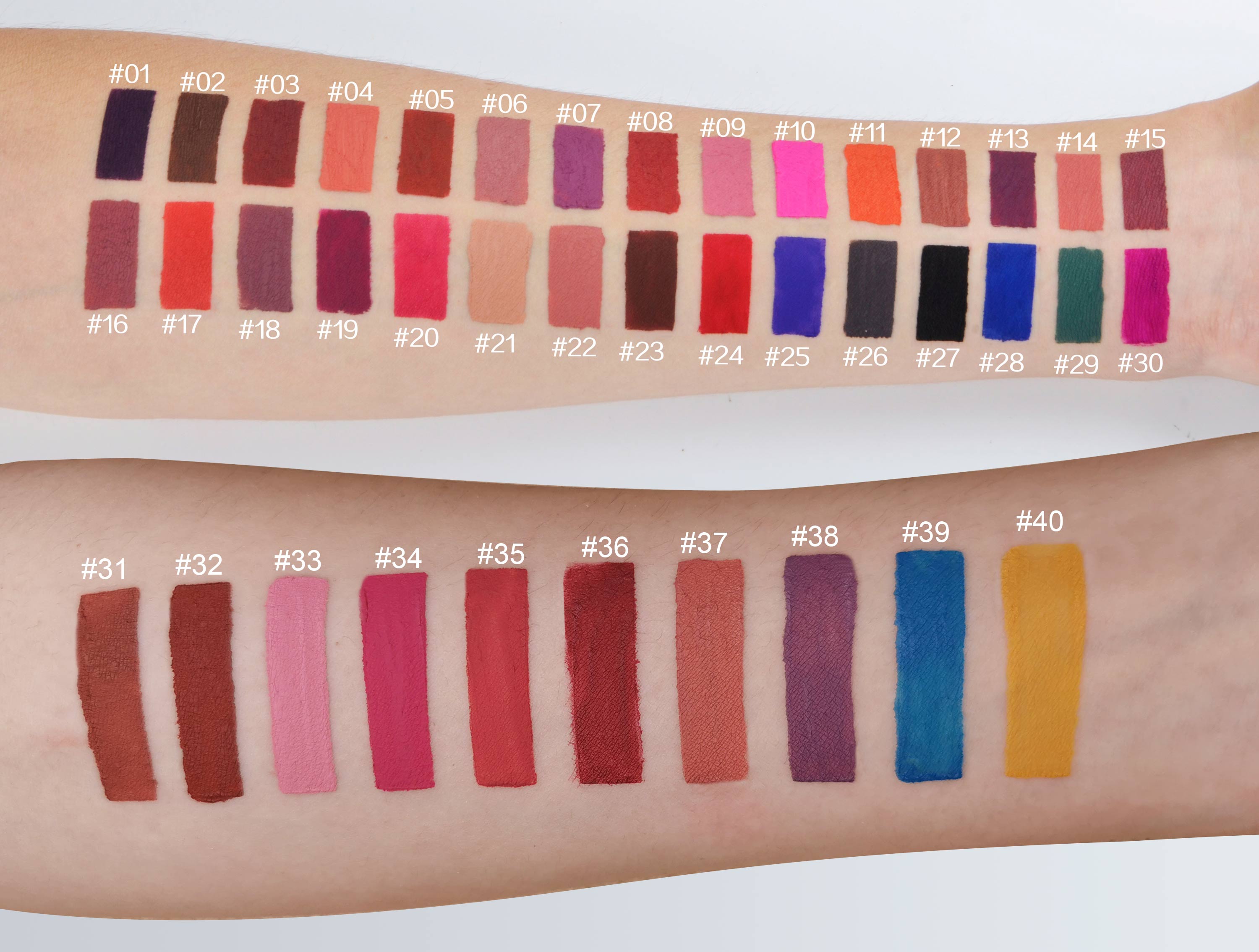 Matte Liquid Lipstick Private Label Custom 10
