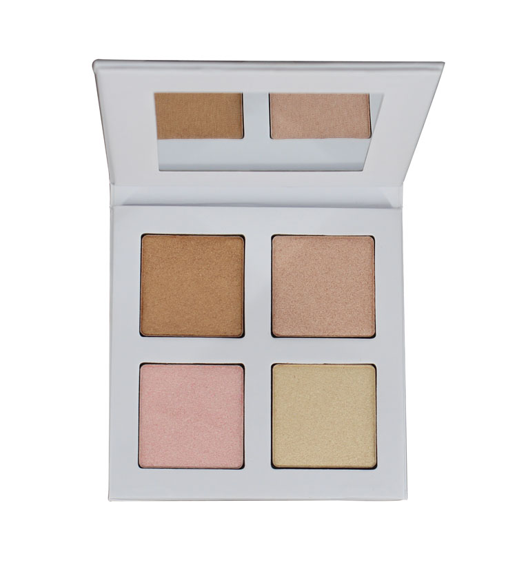 4-Color Powder Highlighter Palette 8