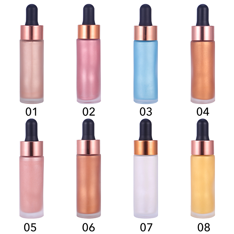 Waterproof 8-Color Liquid Highlighter 7