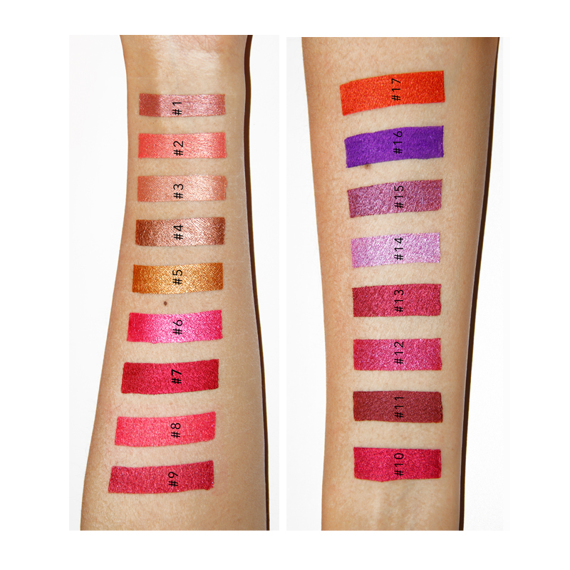 Wholesale Metallic Liquid Lipstick 9