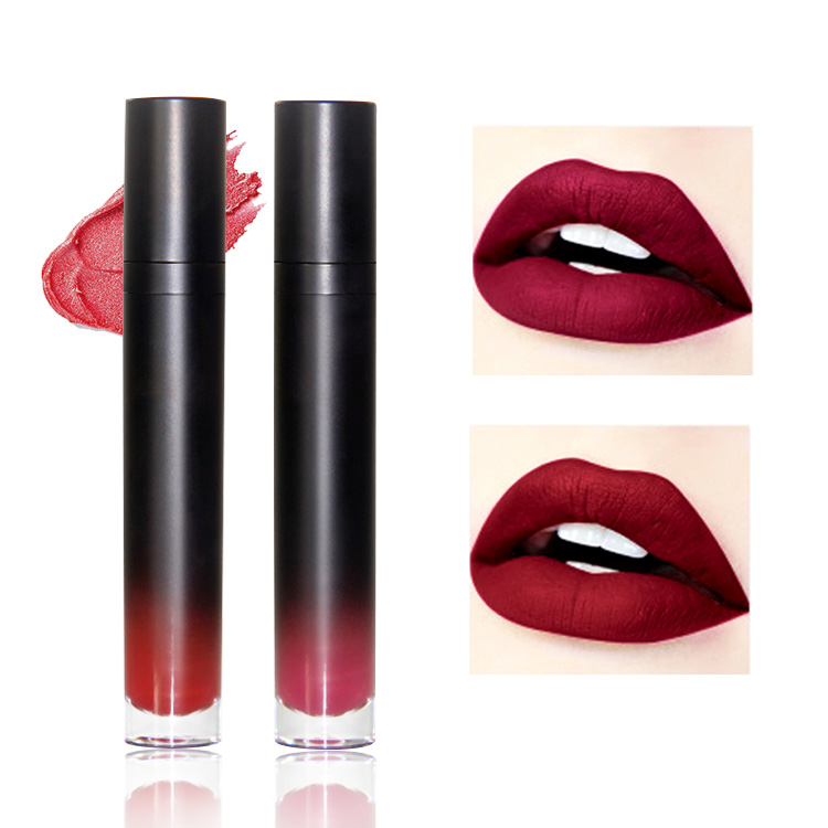 Wholesale 12 colors long lasting waterproof matte liquid lipstick 8