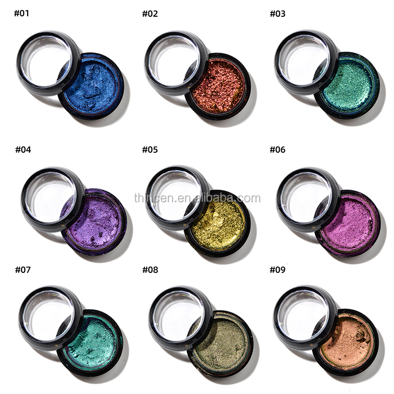 DC002r 9 Colors Eyeshadow Makeup Professional Cosmetics Private Label Duochrome Eyeshadow 16