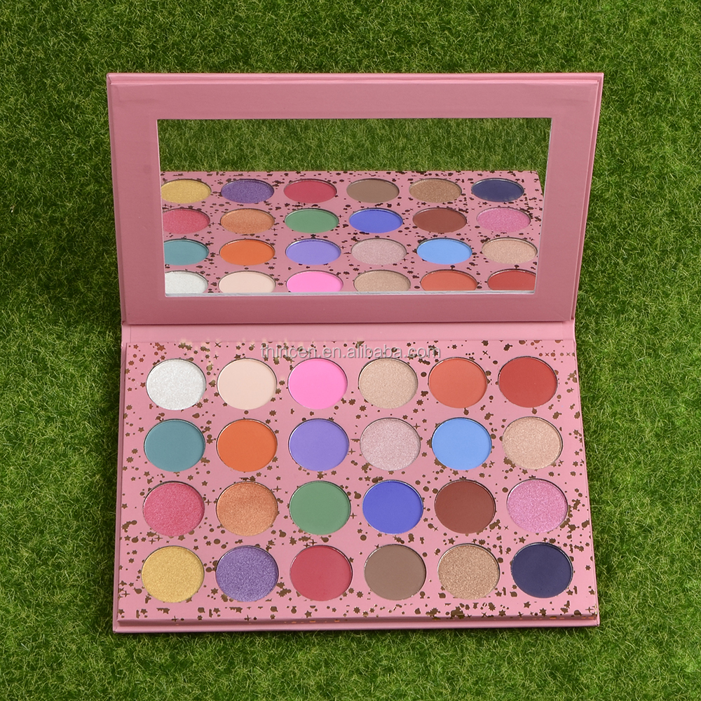 Oem Customizable Personalized Waterproof Eyeshadow Palettes 8