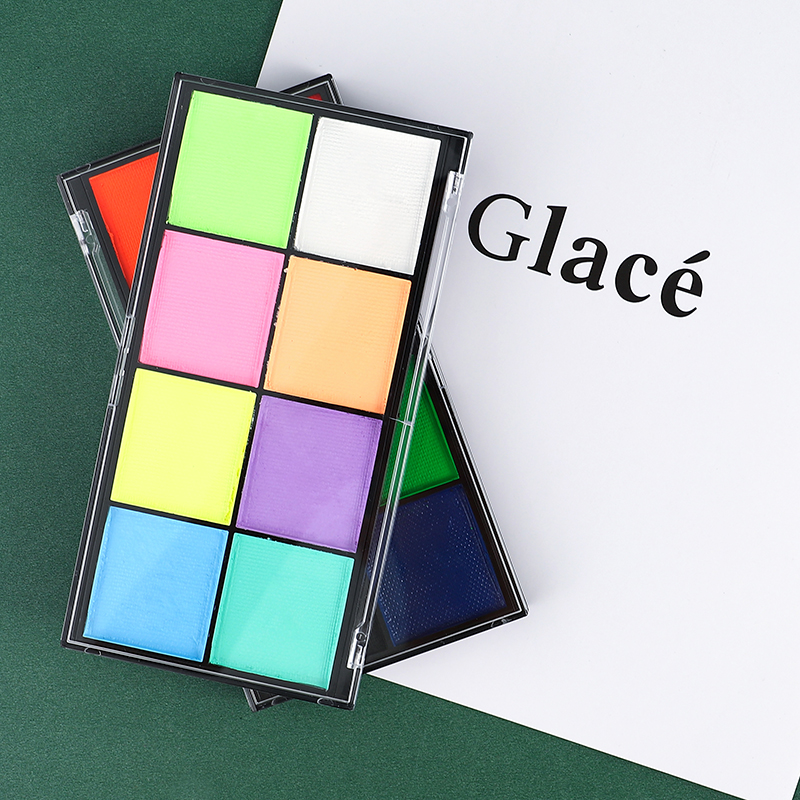 Wholesale 8 Colors Halloween Party Water Activated Neon Palette 1