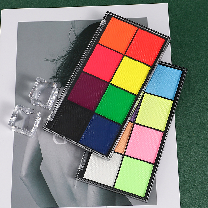 Wholesale 8 Colors Halloween Party Water Activated Neon Palette 2
