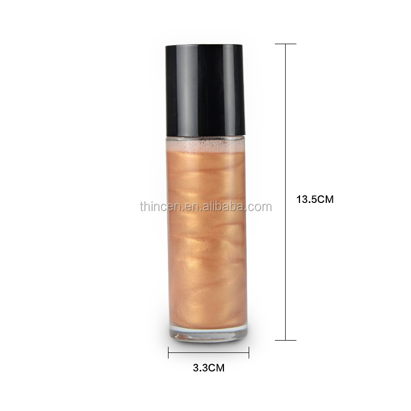 Spray illuminante per trucco con glitter per il corpo 9