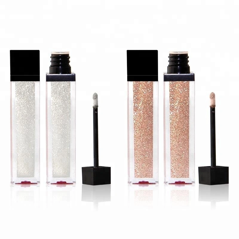 Waterproof Private Label Liquid Glitter Nude Lip Gloss 1