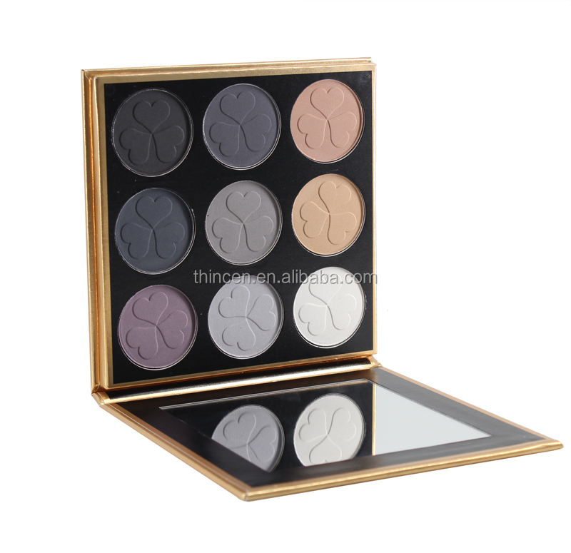 9 Colors Vegan Press Eyeshadow Palette Tagless Customization 9