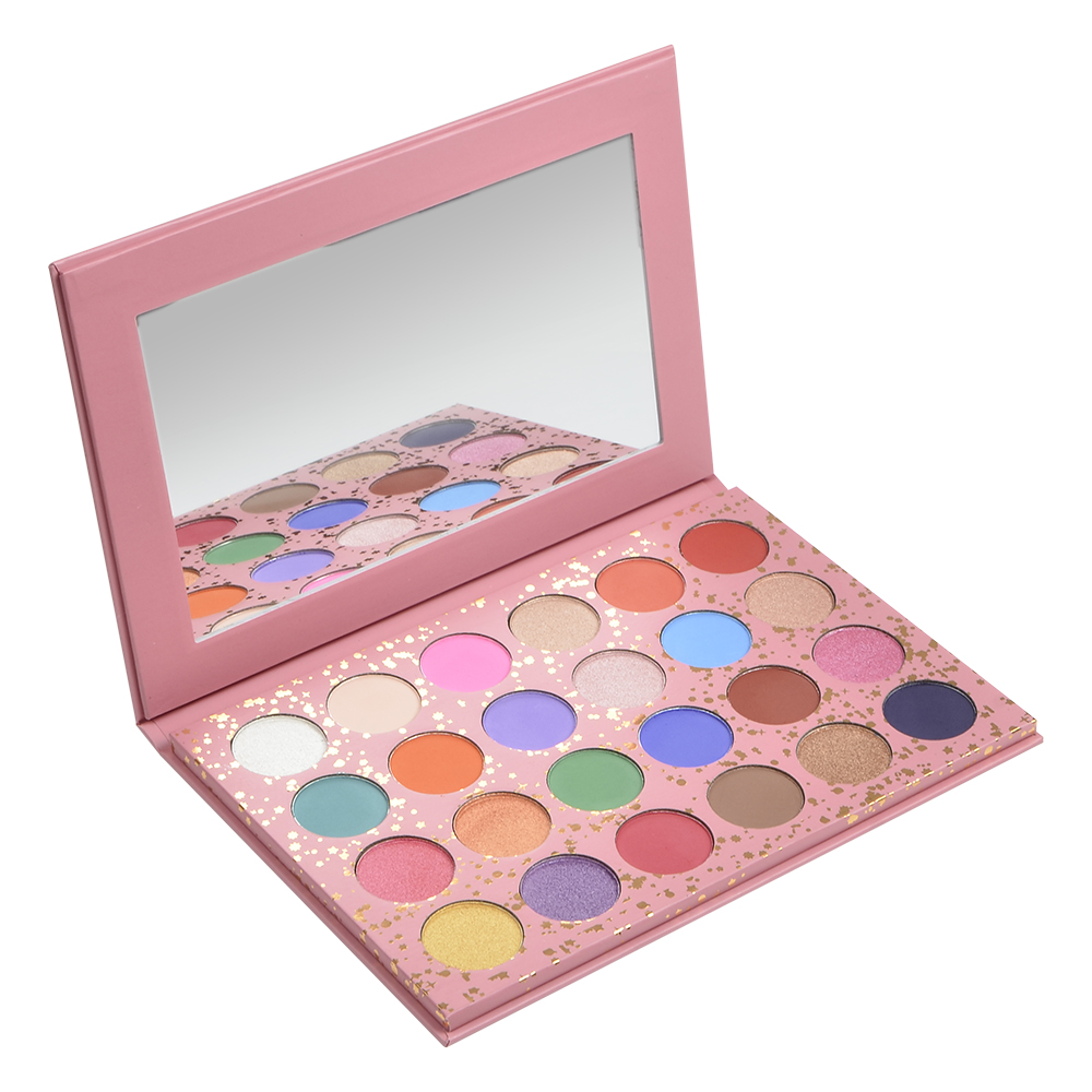 Wholesale custom pink cardboard 24 color palette 8