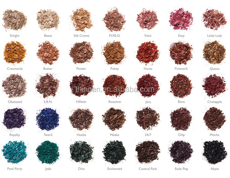 Vegetarian 35 Color Eyeshadow Palette Wholesale Customized 17