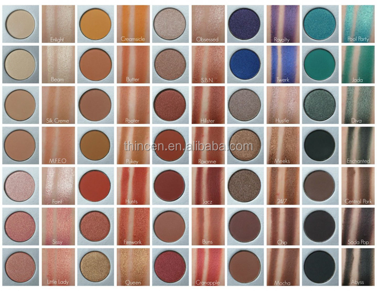 Vegetarian 35 Color Eyeshadow Palette Wholesale Customized 15