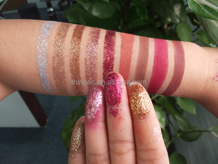 High Pigment 10 Color Glitter Eyeshadow Palette Supplier 18