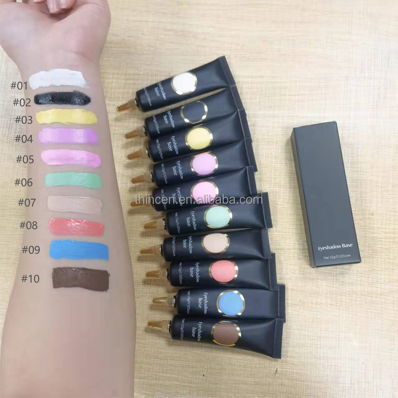 OEM Wholesale 10 Colors Waterproof Matte Eyeshadow Primer 10