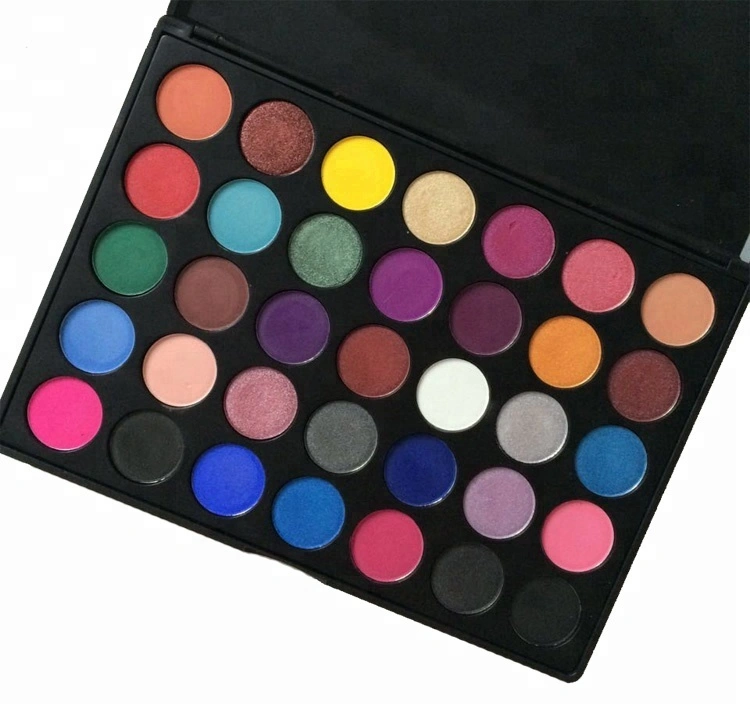 35 Color Glitter Pigment Loose Cosmetic Private Label Eyeshadow Palette 1