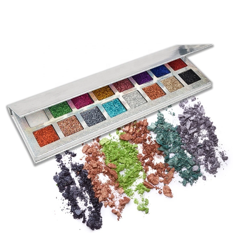 16 Colors Glitter Pigment Eyeshadow Palette Supplier 1