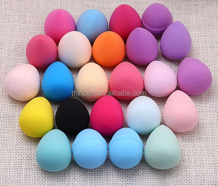 Water drop puff multicolor sponge wholesale custom 1