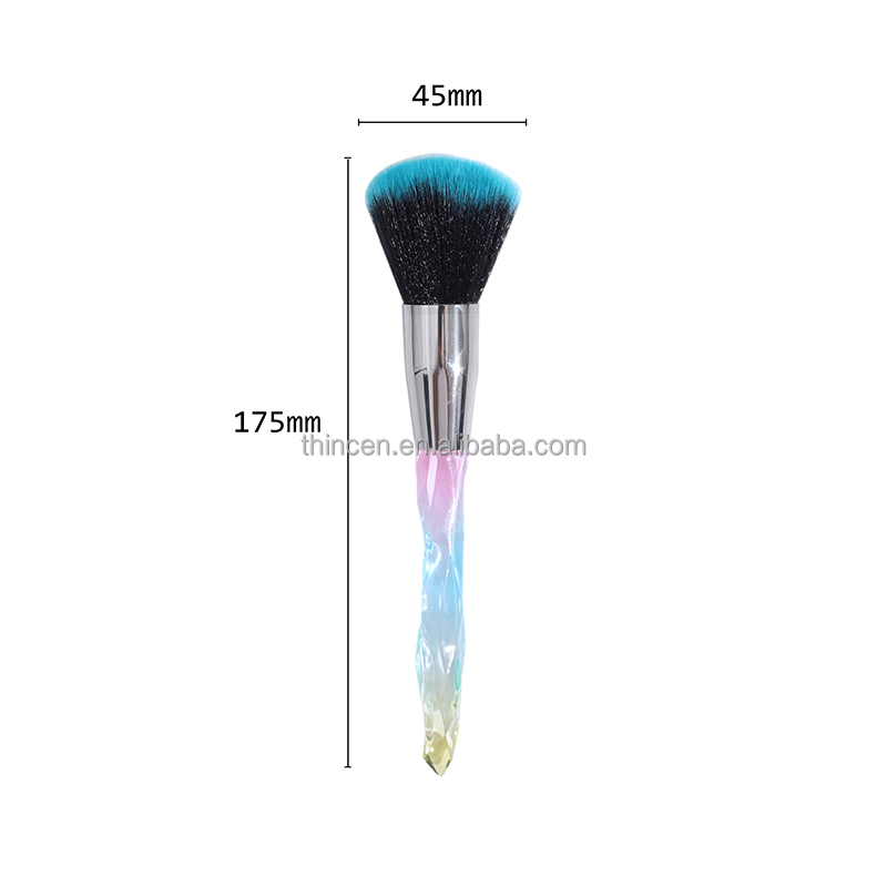 High Quality 5pcs Crystal Handle Makeup Brush Set 10