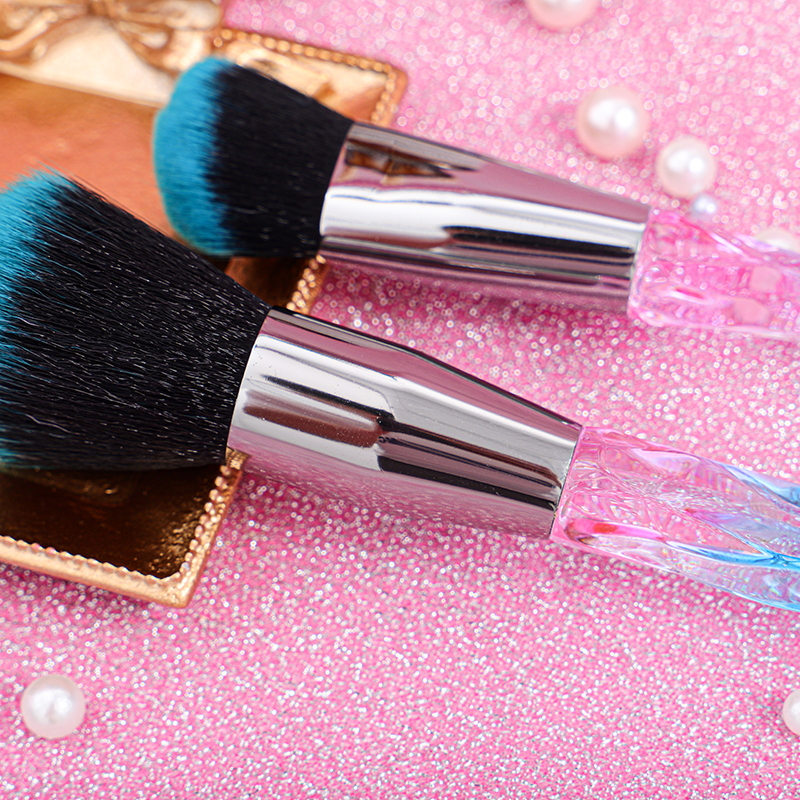 High Quality 5pcs Crystal Handle Makeup Brush Set 12