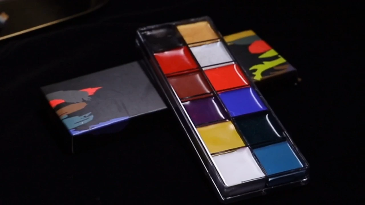 Halloween 12 Color Body Oil Paint 1