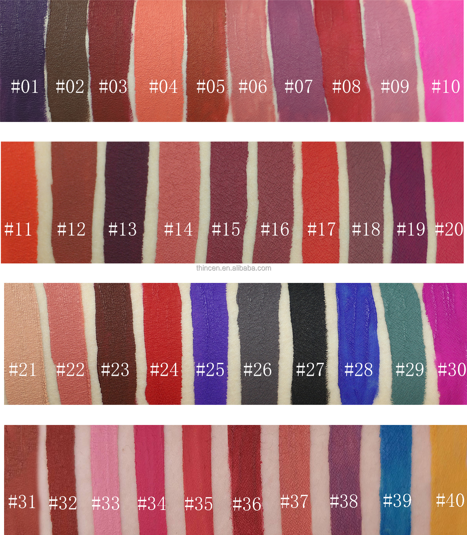 40 Colors No Label Matte Lasting Lipstick Maker 12