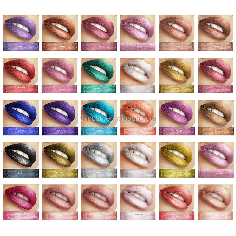 Private Label 30 Colors Metallic Lip Gloss Supplier 7