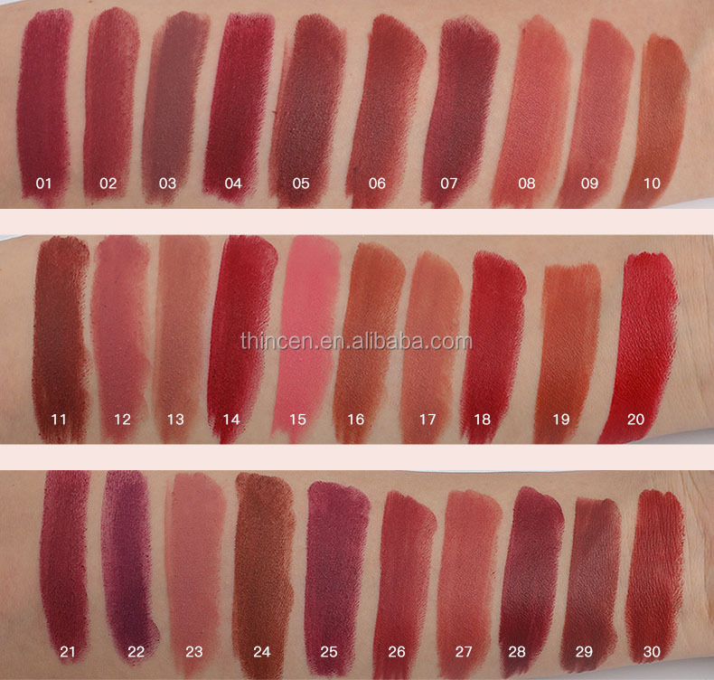 OEM Custom Logo Free Vegan Matte Lipstick 14