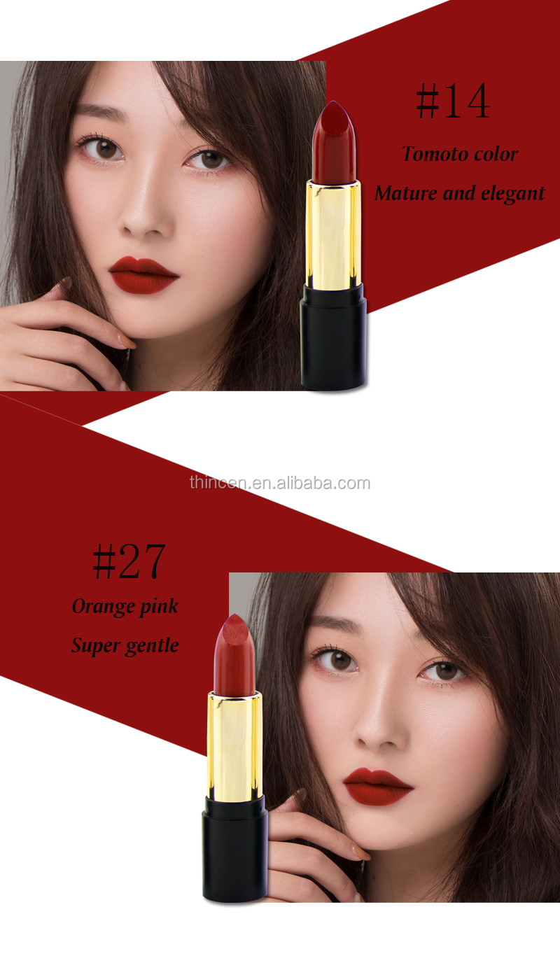 OEM Custom Logo Free Vegan Matte Lipstick 12