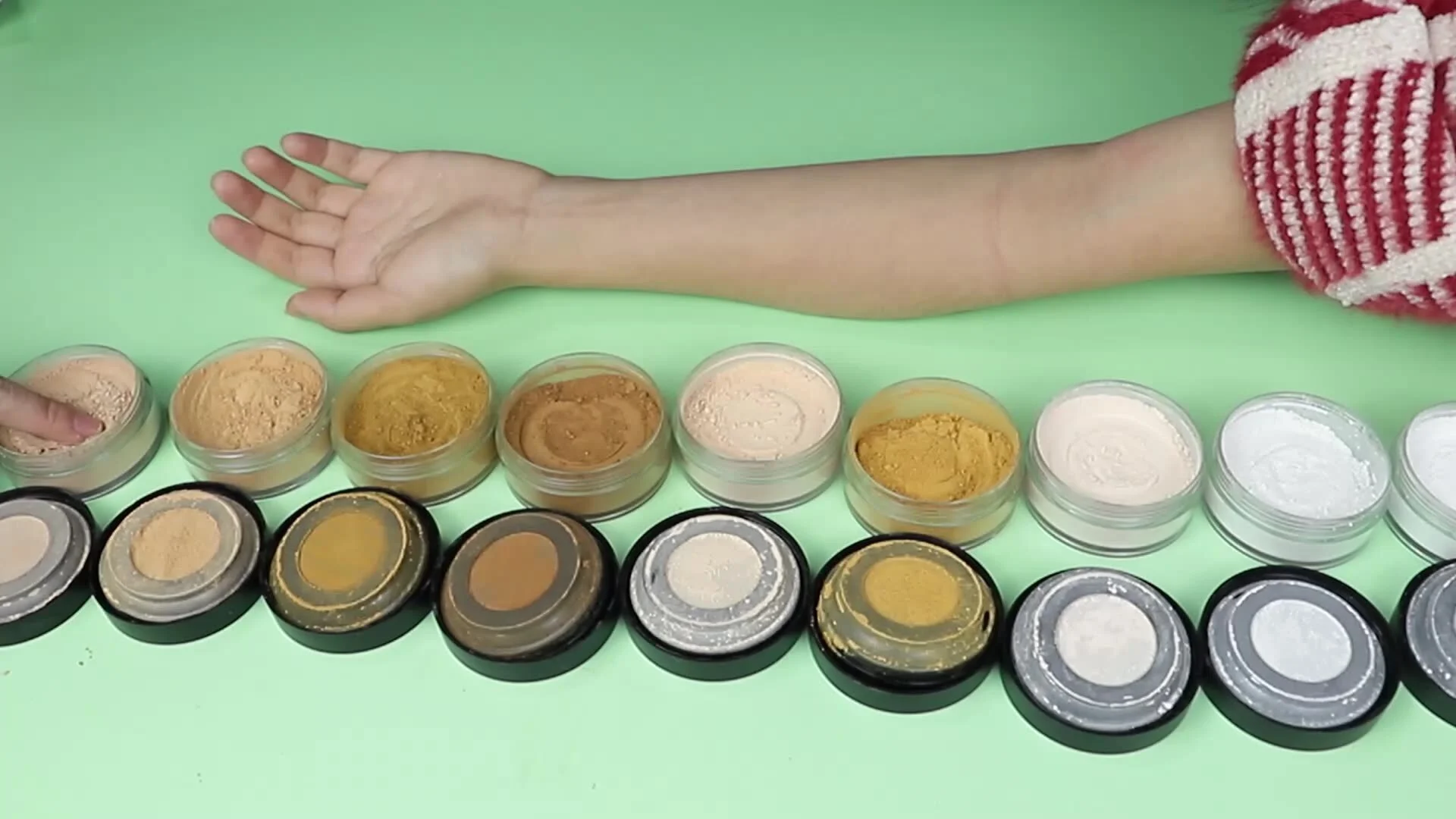 9 Color Waterproof Private Label Setting Face Powder 1