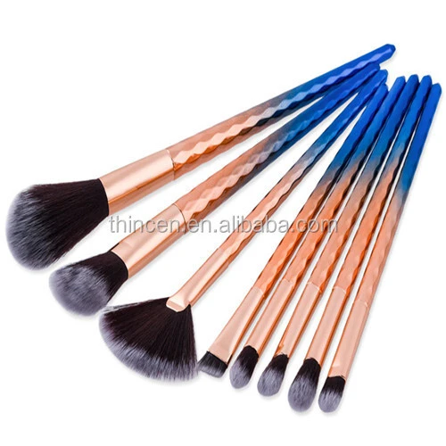 High Quality 8 Pack Silicone Eyeshadow Brushes Wholesale 1
