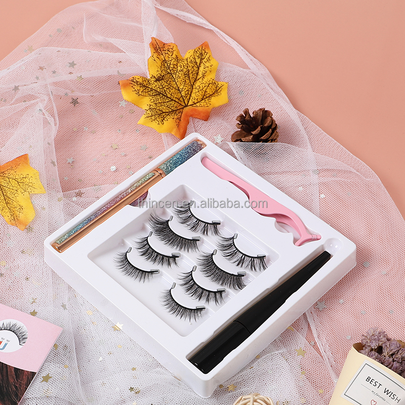 Luxury 3 Pairs Magnetic Eyelash Set Wholesale Customized 15