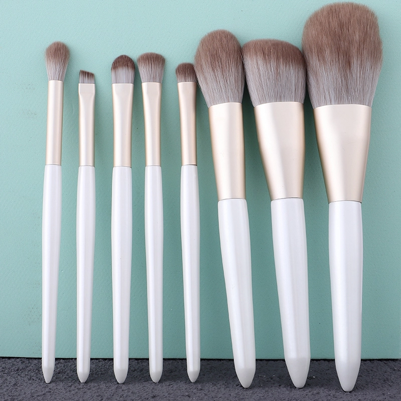Wholesale Custom Foundation Eyeshadow Makeup Brush Set of 7 - Thincen 1