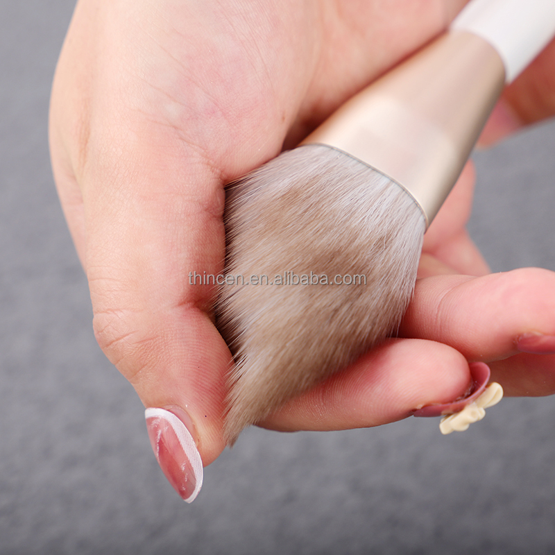 Wholesale Custom Foundation Eyeshadow Makeup Brush Set of 7 - Thincen 18