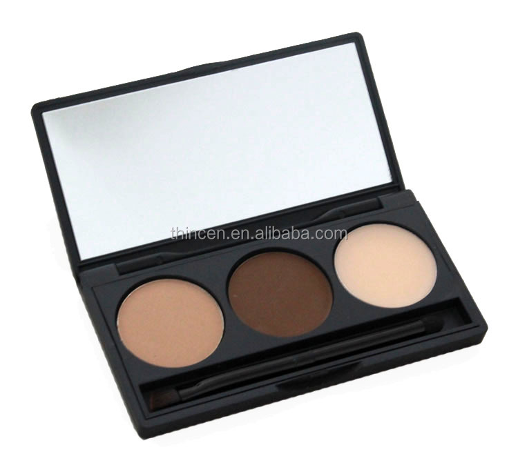Wholesale Three Color Waterproof Eyebrow Makeup Powder Set 14