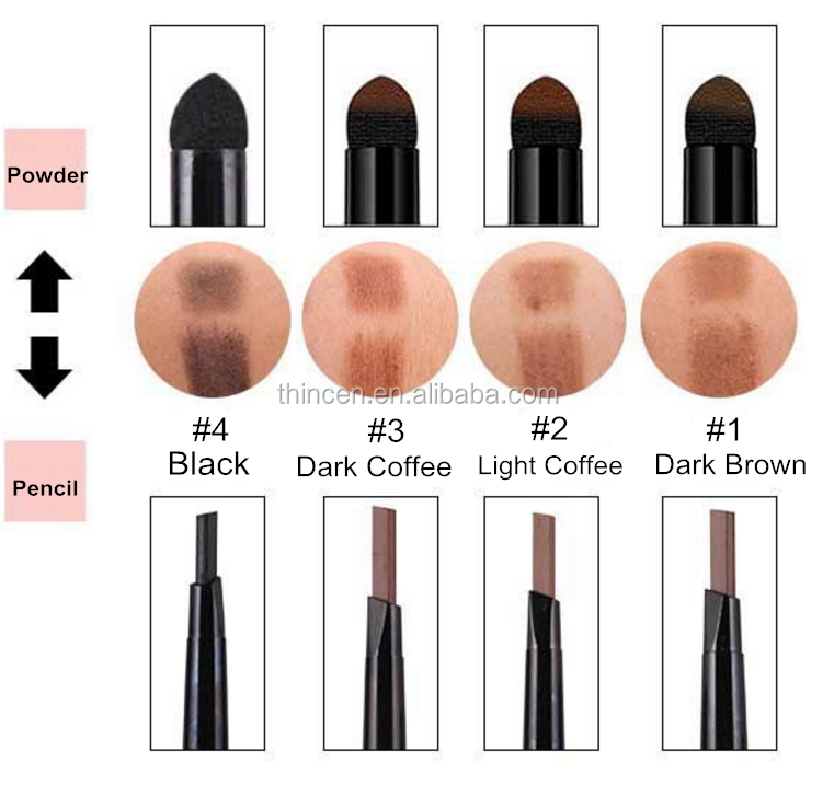 Wholesale Own Brand Natural Waterproof 3-in-1 Eyebrow Pencil 10