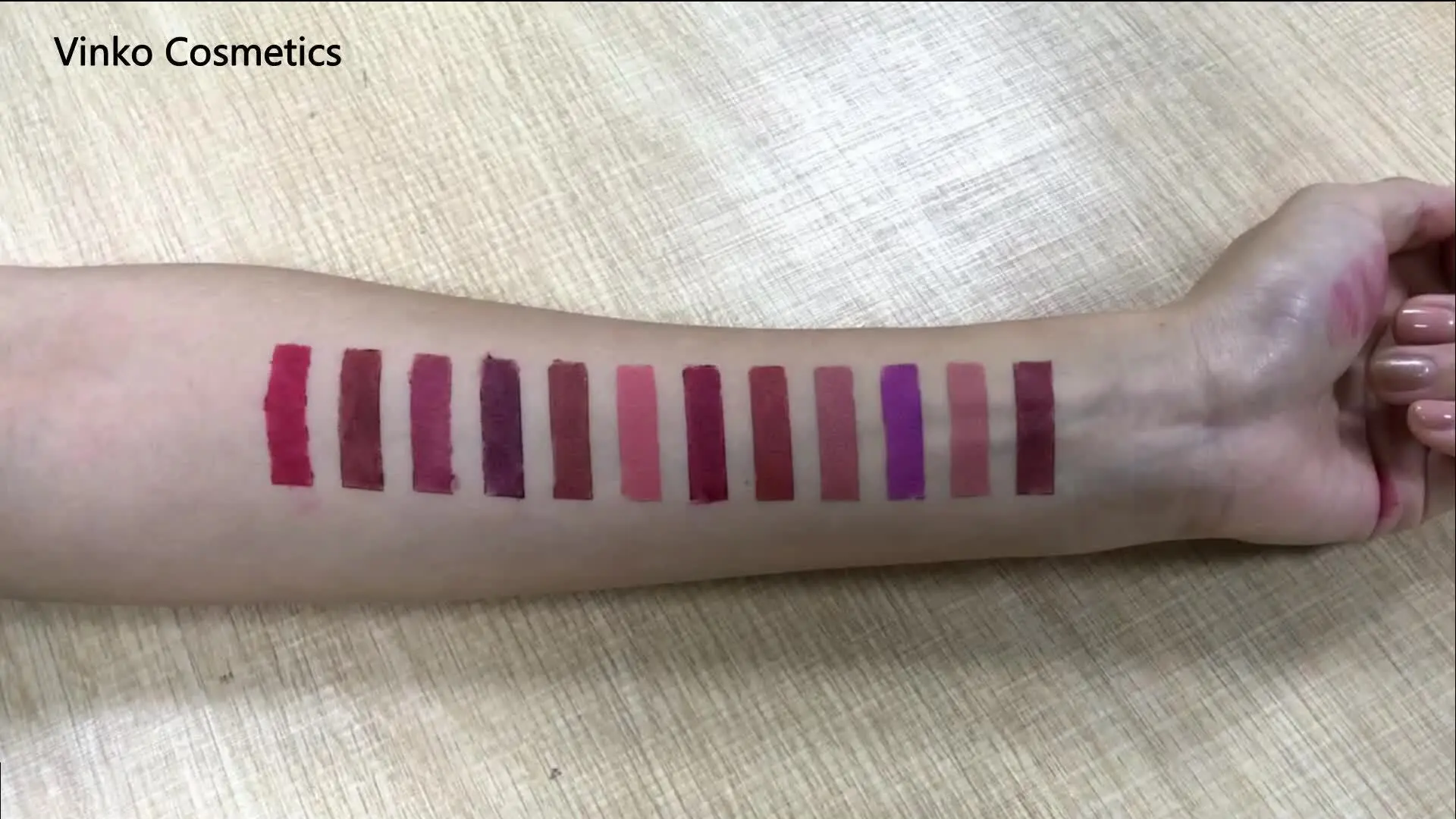 12 Color Long Lasting Make Up Matte Private Label Lipstick 1